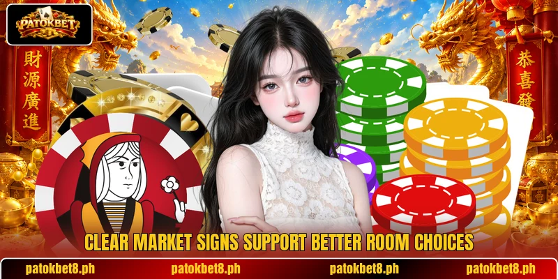 Clear market signs support better room choices