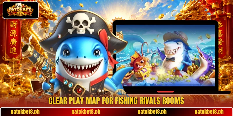 Clear play map for Fishing Rivals rooms