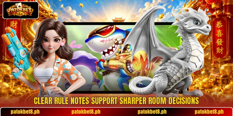 Clear rule notes support sharper room decisions Clear rule notes support sharper room decisions