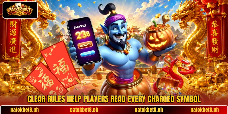 Clear rules help players read every charged symbol
