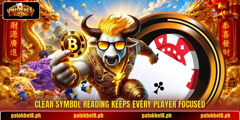 Clear symbol reading keeps every player focused Clear symbol reading keeps every player focused