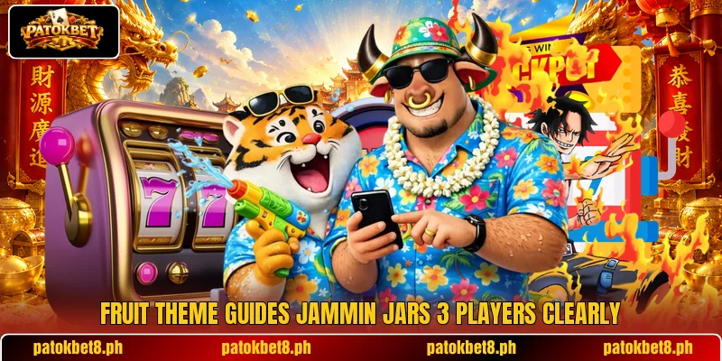 Fruit theme guides Jammin Jars 3 players clearly Fruit theme guides Jammin Jars 3 players clearly