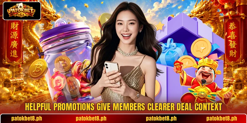 Helpful promotions give members clearer deal context Helpful promotions give members clearer deal context