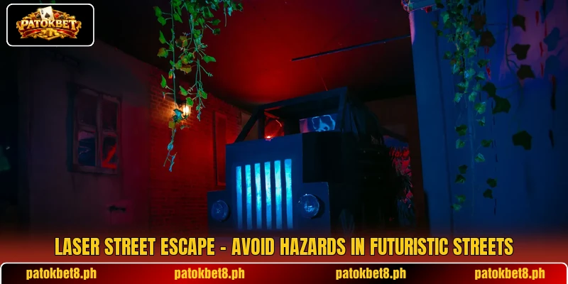 Laser Street Escape – Avoid Hazards In Futuristic Streets