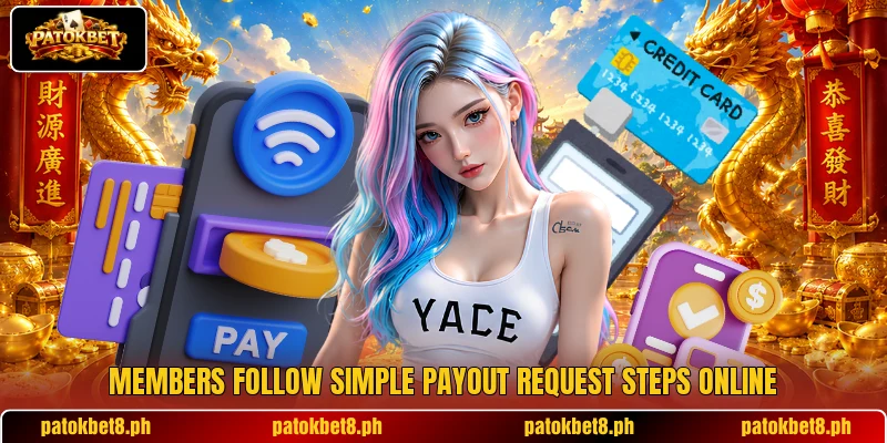 Members follow simple payout request steps online Members follow simple payout request steps online