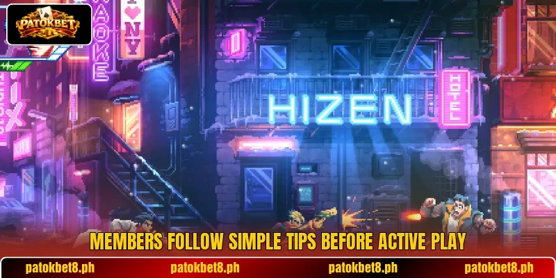 Members follow simple tips before active play Members follow simple tips before active play