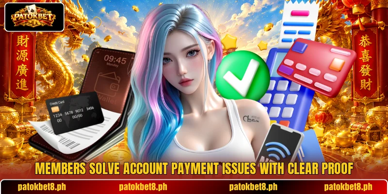 Members solve account payment issues with clear proof Members solve account payment issues with clear proof