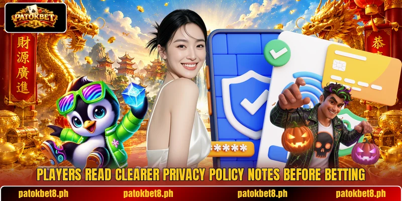Players read clearer privacy policy notes before betting Players read clearer privacy policy notes before betting