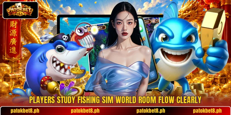 Players study Fishing Sim World room flow clearly Players study Fishing Sim World room flow clearly