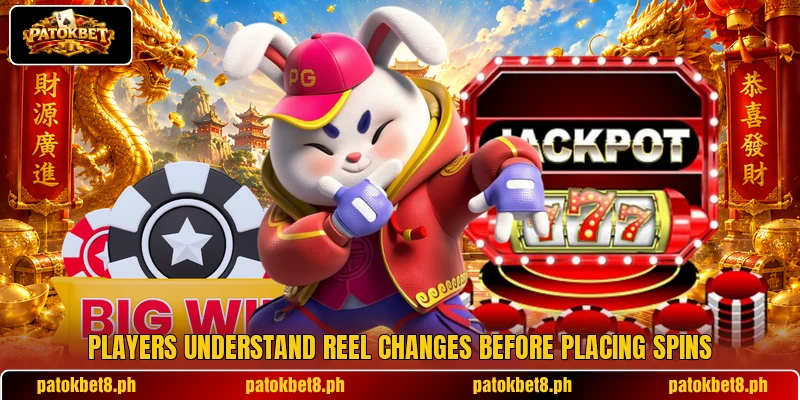 Players understand reel changes before placing spins Players understand reel changes before placing spins