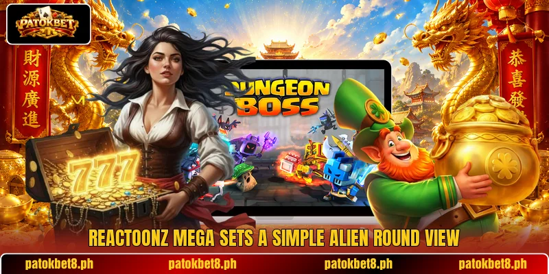 Reactoonz Mega sets a simple alien round view