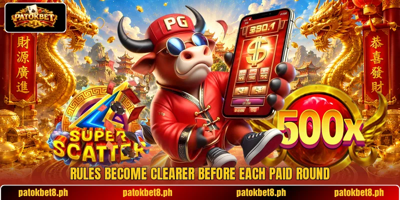 Rules become clearer before each paid round Rules become clearer before each paid round