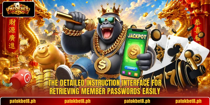 The detailed instruction interface for retrieving member passwords easily The detailed instruction interface for retrieving member passwords easily