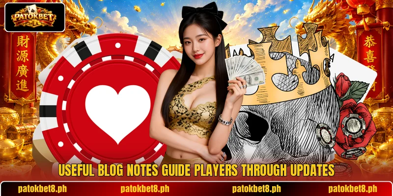 Useful blog notes guide players through updates